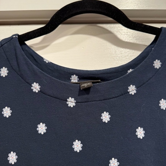 J Jill Wearever Collection Layering Tunic Tank Top XL Flower print Summer Staple - Picture 6 of 8